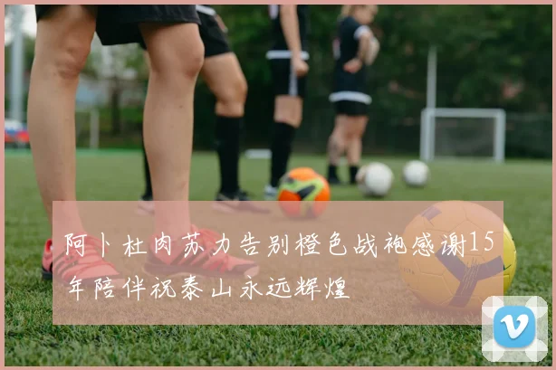 阿卜杜肉苏力告别橙色战袍感谢15年陪伴祝泰山永远辉煌